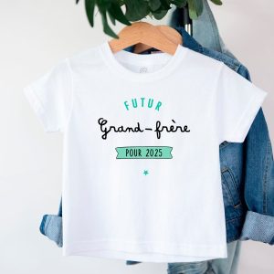 T-shirt Enfant Personnalisé – Futur Grand Frère / Future Grande Sœur