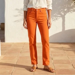 Jean orange femme | Made in France