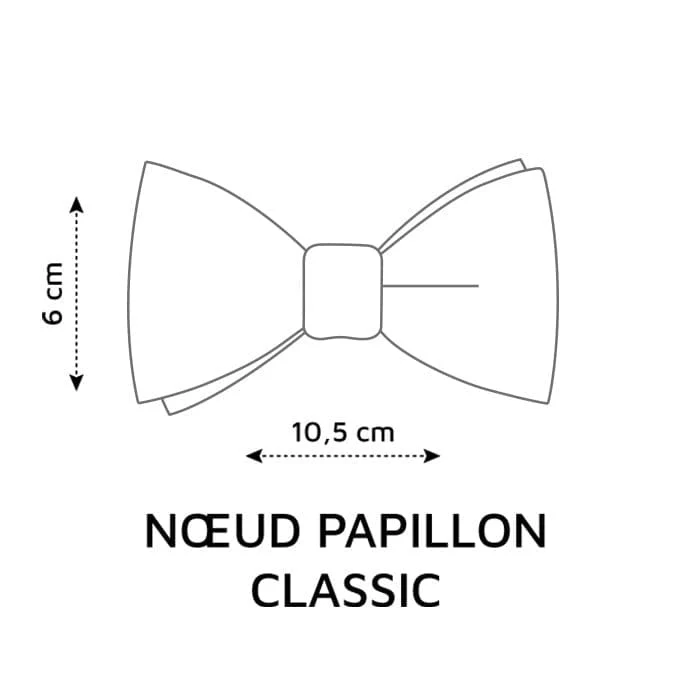 Noeud papillon fleuri rose fuchsia – Image 4
